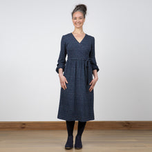 Load image into Gallery viewer, Lily &amp; Me Navy Brimscombe Dress Harvest Seed